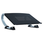 Allsop Adjustable Curve Notebook Stand, 15 x 11 1/2 x 6, Black/Silver orginal image