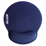 Allsop MousePad Pro Memory Foam Mouse Pad with Wrist Rest, 9 x 10 x 1, Blue orginal image