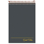 Ampad Gold Fibre Steno Pads, Gregg Rule, Designer Diamond Pattern Gray/Gold Cover, 100 White 6 x 9 Sheets orginal image