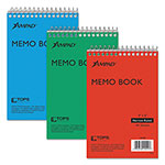 Ampad Memo Pads, Narrow Rule, Assorted Cover Colors, 40 White 4 x 6 Sheets, 3/Pack orginal image