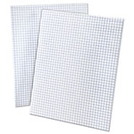 Ampad Quadrille Pads, Quadrille Rule (4 sq/in), 50 White (Standard 15 lb Bond) 8.5 x 11 Sheets orginal image