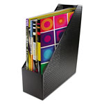 Artistic Office Products Urban Collection Punched Metal Magazine File, 3 1/2 x 10 x 11 1/2, Black orginal image