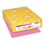 Astrobrights Color Cardstock, 65 lb, 8.5 x 11, Pulsar Pink, 250/Pack orginal image