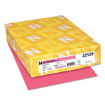 Astrobrights Color Cardstock, 65 lb, 8.5 x 11, Plasma Pink, 250/Pack orginal image