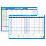 At-A-Glance 30/60-Day Undated Horizontal Erasable Wall Planner, 36 x 24, White/Blue Sheets, Undated orginal image