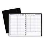 At-A-Glance DayMinder Four-Person Group Daily Appointment Book, 11 x 8, Black Cover, 12-Month (Jan to Dec): 2024 orginal image