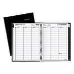 At-A-Glance DayMinder Hardcover Weekly Vertical-Column Format Appointment Book, 11 x 8, Black Cover, 12-Month (Jan to Dec): 2024 orginal image