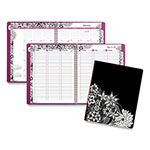 At-A-Glance Floradoodle Weekly/Monthly Professional Planner, Adult Coloring Artwork, 11 x 8.5, Black/White Cover, 12-Month (Jan-Dec):2024 orginal image