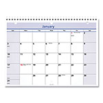 At-A-Glance QuickNotes Desk/Wall Calendar, 3-Hole Punched, 11 x 8, White/Blue/Yellow Sheets, 12-Month (Jan to Dec): 2024 orginal image