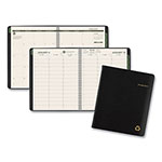 At-A-Glance Recycled Weekly Vertical-Column Format Appointment Book, 8.75 x 7, Black Cover, 12-Month (Jan to Dec): 2024 orginal image