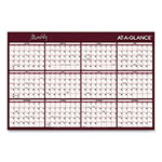 At-A-Glance Reversible Horizontal Erasable Wall Planner, 48 x 32, Assorted Sheet Colors, 12-Month (Jan to Dec): 2024 orginal image