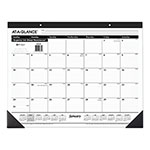 At-A-Glance Ruled Desk Pad, 22 x 17, White Sheets, Black Binding, Black Corners, 12-Month (Jan to Dec): 2024 orginal image