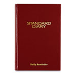 At-A-Glance Standard Diary Daily Reminder Book, 2024 Edition, Medium/College Rule, Red Cover, (201) 8.25 x 5.75 Sheets orginal image