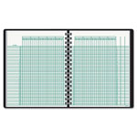 At-A-Glance Undated Class Record Book, Nine to 10 Week Term: Two-Page Spread (35 Students), 10.88 x 8.25, Black Cover orginal image