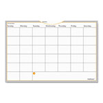 At-A-Glance WallMates Self-Adhesive Dry Erase Monthly Planning Surfaces, 36 x 24, White/Gray/Orange Sheets, Undated orginal image