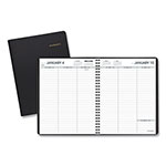 At-A-Glance Weekly Planner Ruled for Open Scheduling, 8.75 x 6.75, Black Cover, 12-Month (Jan to Dec): 2024 orginal image