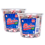 Atomic FireBall® Bobs Sweet Stripes Soft Candy, Peppermint, 0.18 oz Individually Wrapped, 160/Tub, 2 Tubs/Carton orginal image