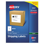 Avery Copier Mailing Labels, Copiers, 8.5 x 11, White, 100/Box orginal image