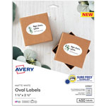 Avery Easy Peel Oval Labels - 450 / Pack orginal image