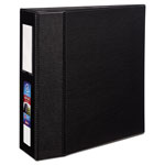 Avery Heavy-Duty Non-View Binder with DuraHinge, Three Locking One Touch EZD Rings and Spine Label, 4