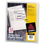 Avery Heavy-Duty Plastic Sleeves, Letter Size, Clear, 12/Pack orginal image