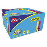 Avery HI-LITER Desk-Style Highlighters, Chisel Tip, Assorted Colors, 24/Pack orginal image