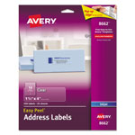Avery Matte Clear Easy Peel Mailing Labels w/ Sure Feed Technology, Inkjet Printers, 1.33 x 4, Clear, 14/Sheet, 25 Sheets/Pack orginal image