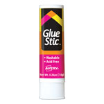 Avery Permanent Glue Stic, 0.26 oz, Applies White, Dries Clear orginal image