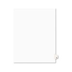 Avery Preprinted Legal Exhibit Side Tab Index Dividers, Avery Style, 10-Tab, 24, 11 x 8.5, White, 25/Pack orginal image
