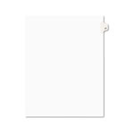 Avery Preprinted Legal Exhibit Side Tab Index Dividers, Avery Style, 10-Tab, 27, 11 x 8.5, White, 25/Pack orginal image
