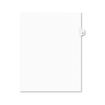 Avery Preprinted Legal Exhibit Side Tab Index Dividers, Avery Style, 10-Tab, 31, 11 x 8.5, White, 25/Pack orginal image