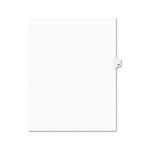 Avery Preprinted Legal Exhibit Side Tab Index Dividers, Avery Style, 10-Tab, 60, 11 x 8.5, White, 25/Pack orginal image