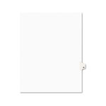 Avery Preprinted Legal Exhibit Side Tab Index Dividers, Avery Style, 10-Tab, 68, 11 x 8.5, White, 25/Pack orginal image