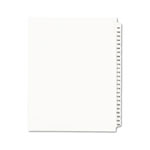 Avery Preprinted Legal Exhibit Side Tab Index Dividers, Avery Style, 25-Tab, 101 to 125, 11 x 8.5, White, 1 Set orginal image