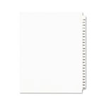 Avery Preprinted Legal Exhibit Side Tab Index Dividers, Avery Style, 25-Tab, 176 to 200, 11 x 8.5, White, 1 Set orginal image