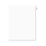 Avery Preprinted Legal Exhibit Side Tab Index Dividers, Avery Style, 26-Tab, A, 11 x 8.5, White, 25/Pack orginal image