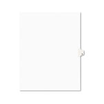 Avery Preprinted Legal Exhibit Side Tab Index Dividers, Avery Style, 26-Tab, N, 11 x 8.5, White, 25/Pack orginal image