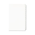 Avery Preprinted Legal Exhibit Side Tab Index Dividers, Avery Style, 25-Tab, 26 to 50, 14 x 8.5, White, 1 Set orginal image