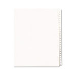 Avery Preprinted Legal Exhibit Side Tab Index Dividers, Allstate Style, 25-Tab, 1 to 25, 11 x 8.5, White, 1 Set orginal image