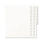 Avery Preprinted Legal Exhibit Side Tab Index Dividers, Allstate Style, 26-Tab, Exhibit A to Exhibit Z, 11 x 8.5, White, 1 Set orginal image