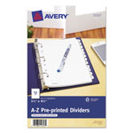 Avery Preprinted Tab Dividers, 12-Tab, 8.5 x 5 1/2 orginal image