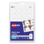 Avery Removable Multi-Use Labels, Inkjet/Laser Printers, 0.75