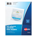 Avery Self-Adhesive Media Pockets, 10/Pack orginal image