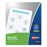 Avery Top-Load Recycled Polypropylene Sheet Protector, Semi-Clear, 100/Box orginal image