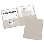Avery Two-Pocket Folder, 40-Sheet Capacity, Gray, 25/Box orginal image