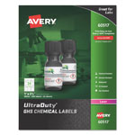 Avery UltraDuty GHS Chemical Waterproof and UV Resistant Labels, 1 x 2.5, White, 24/Sheet, 25 Sheets/Pack orginal image