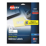 Avery White Easy Peel Address Labels w/ Border, Inkjet Printers, 1 x 2.63, White, 30/Sheet, 10 Sheets/Pack orginal image