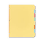 Avery Write & Erase Plain-Tab Paper Dividers, 8-Tab, Letter, Multicolor, 24 Sets orginal image