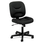 Basyx by Hon VL210 Low-Back Task Chair, Supports up to 250 lbs., Black Seat/Black Back, Black Base orginal image