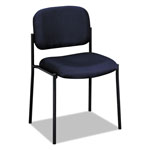 Basyx by Hon VL606 Stacking Guest Chair without Arms, Navy Seat/Navy Back, Black Base orginal image